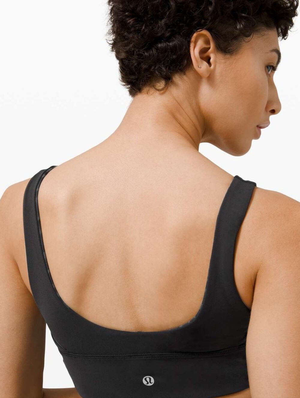 Lululemon Align Reversible Bra.Black / Le Tigre Camo Deep Coal Multi.